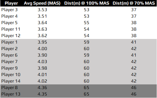 Maximal Aerobic Speed (MAS)