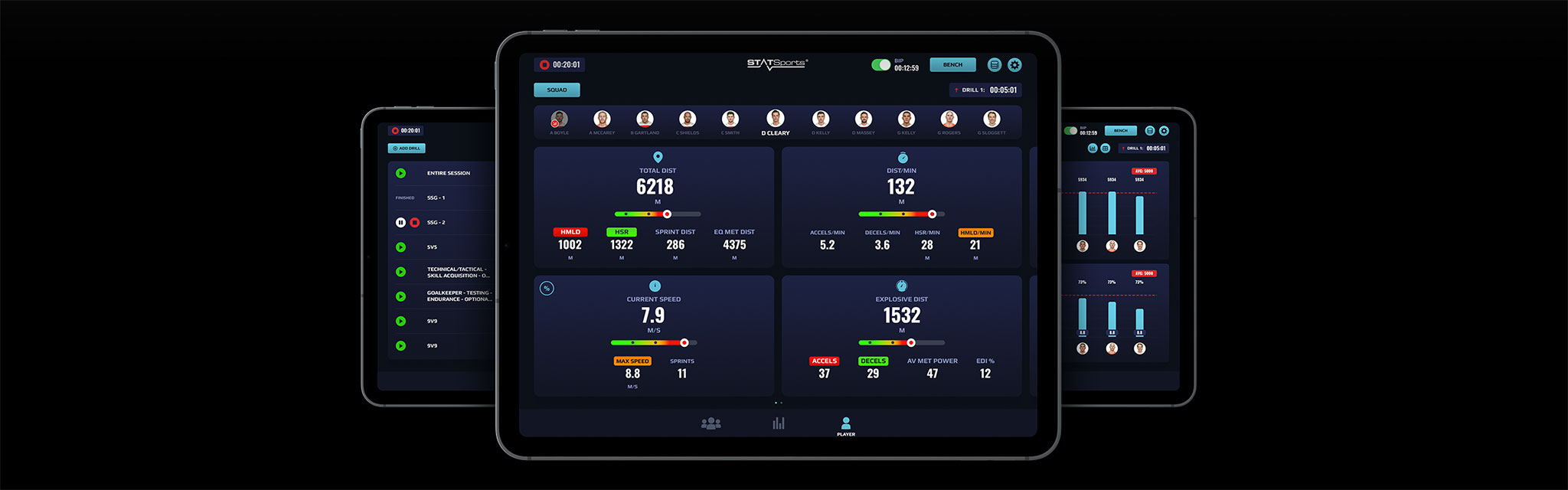 Sonra Live IPad App STATSports
